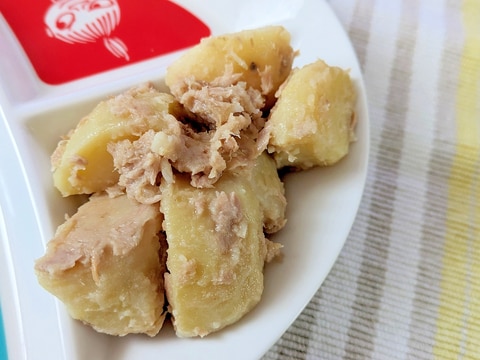 こっくり☆じゃがいもとツナの甘辛味噌炒め